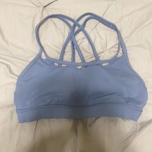 Light blue lululemon sports bra